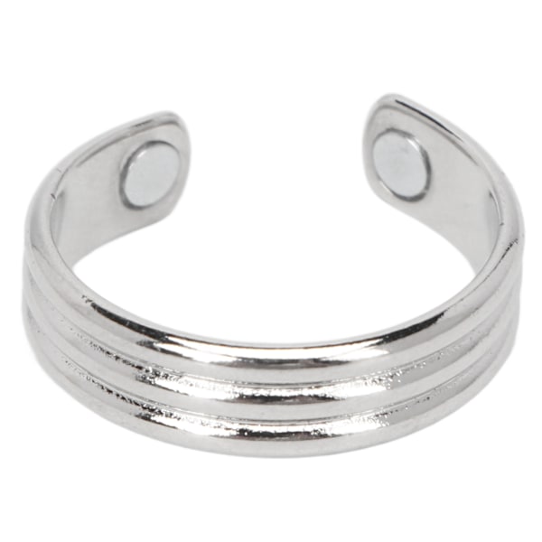 Män Kvinnor Metall Magnetisk Ring Elegant Justerbar Trötthet Ledömhet Avlastningsring Smycketillbehör