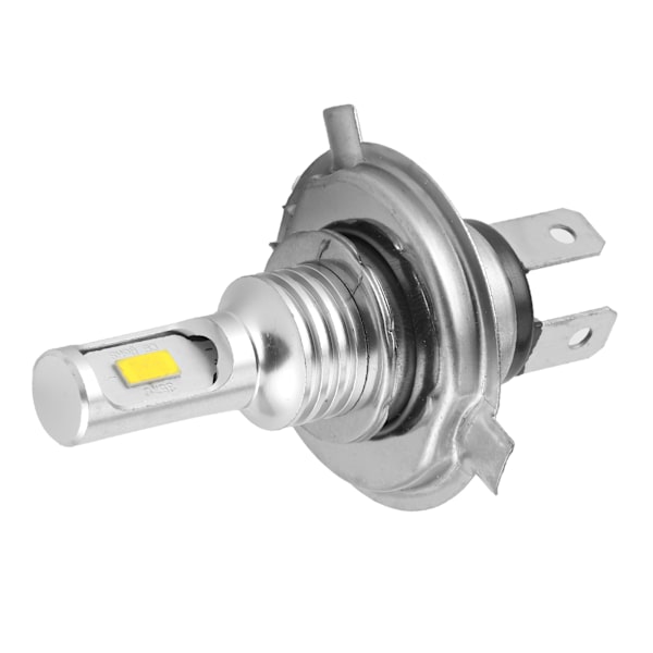 Forlygte Dimlys LED-pære Chip til Motorcykelbil W/H4-stik 80W DC 12V 24V (Gul 1500K)