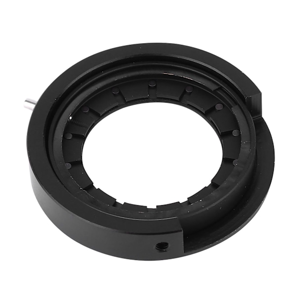 Microscope Iris Adapter Aperture Justerbar lins optiskt diafragma för MicroscopeSK25 med bas
