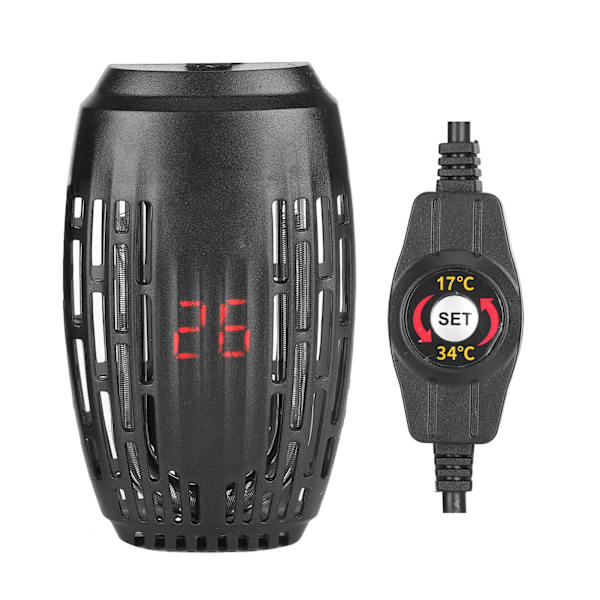 Mini Anti-eksplosjons Varmeapparat Skilpadde Lavt Vann Akvarium Automatisk Termostat EU 220V(75W)