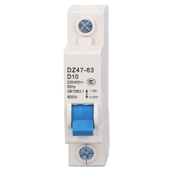【NX】Mini effektbryter 1P 230V 400V Din Rail 10A 6000 Brytekapasitet Effektbryter