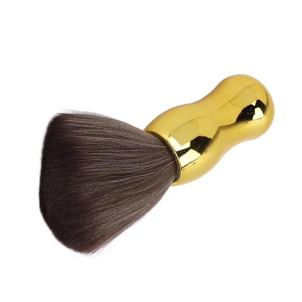 Barber Neck Duster Brush Mjuk nylon Hår Rengöringsborste för ansiktshals Guld