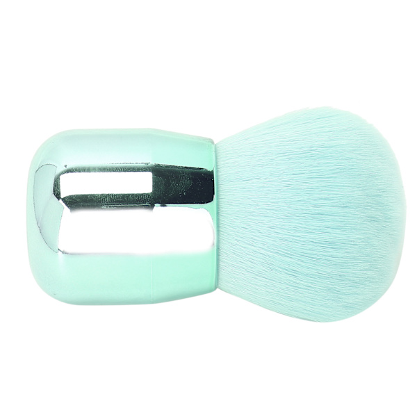 Enkel Elegant Foundation Løst Pudderbørste Rejse Bærbar Blødt Hår Kosmetisk Børste Makeup Tool Grøn