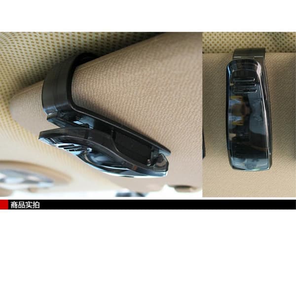 Holder til solbriller/briller i bilen Svart black