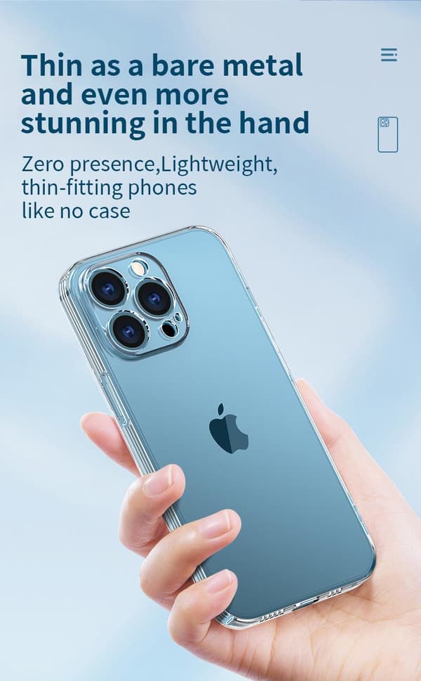 【NX】Uni Premium Full Coverage Fodral Kompatibel med iPhone 13 Pro Max Kameraskydd 40