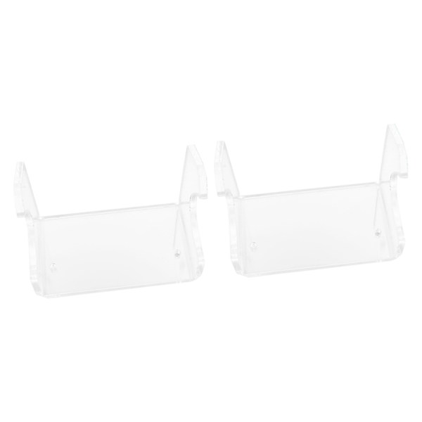 2 stk. lange skateboards opbevaringsstativ Longboard vægmonteret holder til soveværelse stue Transparent