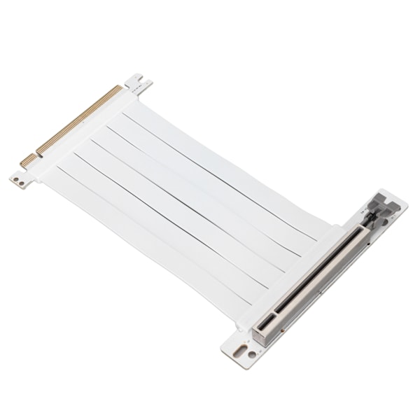 PCI E Forlængerkabel 15cm 128Gbps Højhastighed PCI E X16 3.0 Riserkort til Grafikkort Lydkort Netværkskort Hvid