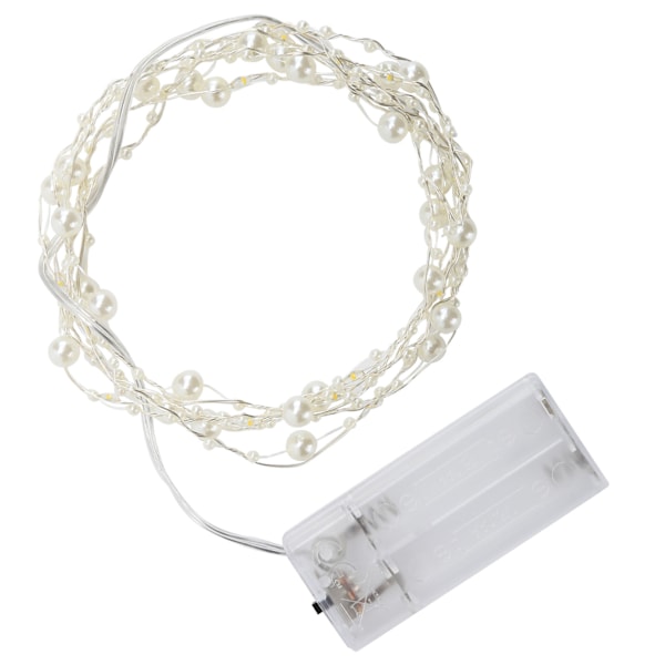 String LED Imitation Perlelys Wire Fairy Lights til møbler/seng/vindue/trapper