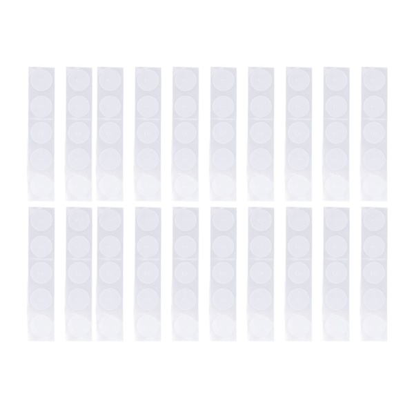50 kpl 13,56MHz NFC RFID -tarra-tunnus 504 tavua uudelleenkirjoitettava korkea taajuus IC UID -tarra 25mm 1in halkaisijaltaan