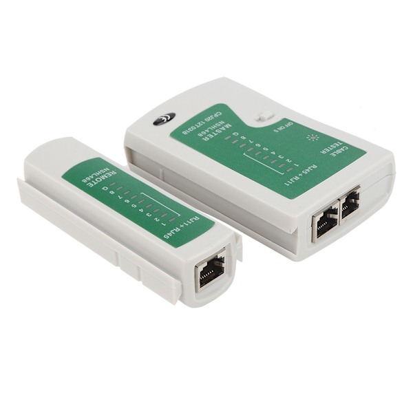 YG468 Multifunksjonell RJ45+RJ11 kabeltester Rask nøyaktig testing Nettverk og telefonledningstestverktøy