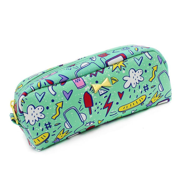 Canvas Pencil Case Pen Bag Pouch Stationary Case Makeup Cosmetic Bag