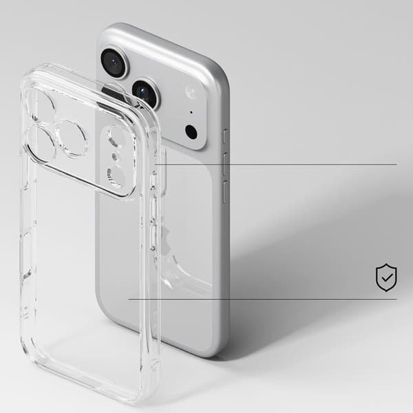 Ringke Kompatibel med iPhone 17 Pro Max Shell Fusion Transparent 70
