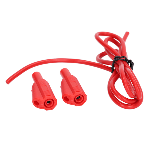 J.70021 Banan Plug in Test Line Banan Plug Elektrisk testsats för elektriska projekt Spänningstestare 32A/1000VRed