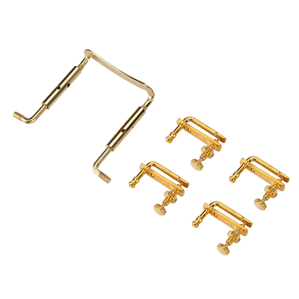 1 set violindelar i rosenträ 4/4 beslag Hakstödspinnar Bakstycke Tunners Endpin