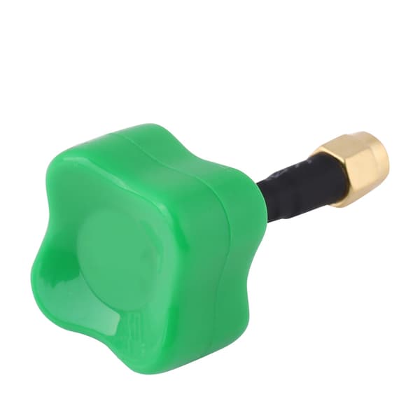 5.8G 2dBi LHCP Quadcopter FPV Soppantenne 50mm SMA/RP-SMA For RC Drone (Grønn)