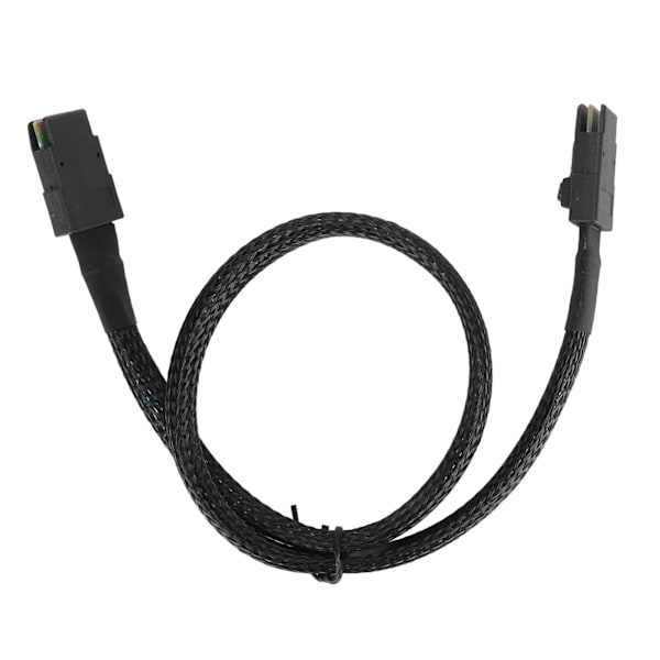 Mini SAS SFF 8087 Kabel Dual Straight Head Dator Server Moderkort ansluten till Array Card Datakabel 0,5m / 1,6ft