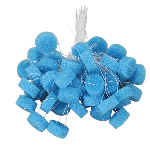 50 st Hörapparat Öronskydd Bärbar Flexibel Sponge Ear Plug Hörapparattillbehör för ElderlyXL Blå