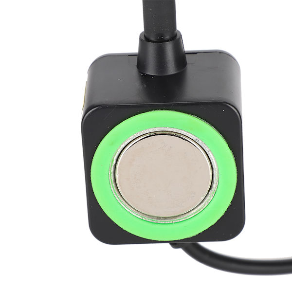 Symaskine LED-lampe 30 perler Patch Arbejdsbordlampe Magnetisk base 110V-240V(US-stik Sort)