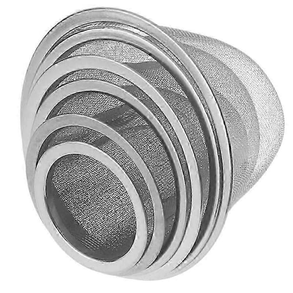 Återanvändbar tesil i rostfritt stål, tekanna, teblad, kryddfilter Outer diameter 8CM