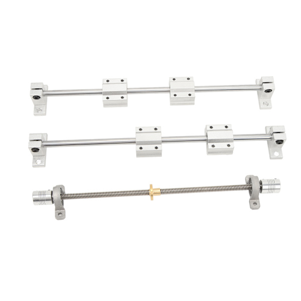 Linear Motion Rod Axel Styraxelstöd SC8UU glidblock KP08 Lagerkudde för 3D-skrivare gravyrmaskin 8 350