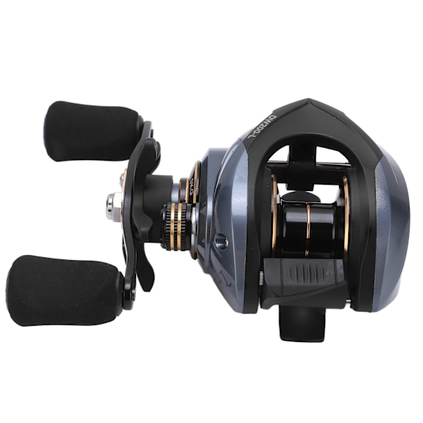 DW200 Baitcasting-kelat metalli 18+1BB 7.2:1 korkea nopeusvaihde kaksoisjarru Baitcast-kalastuskelat (vasenkätinen)