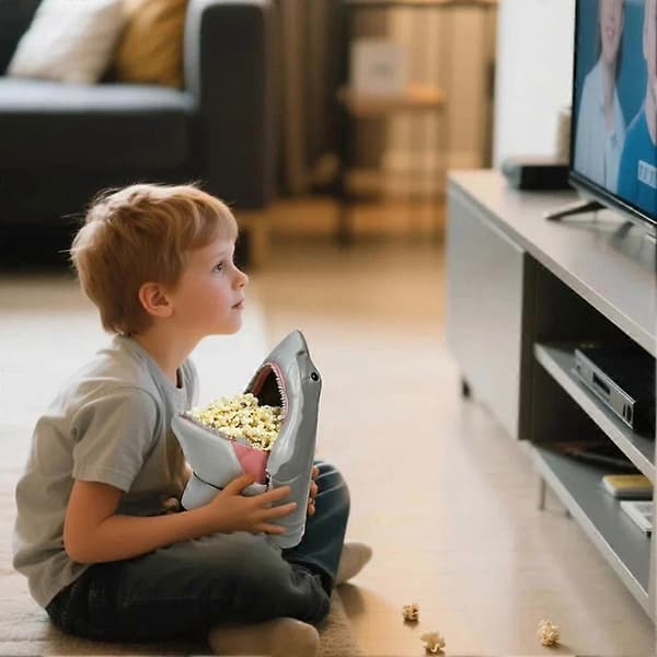 Hajen 50-årsjubileum Popcornbøtte Haiehode Forseglet