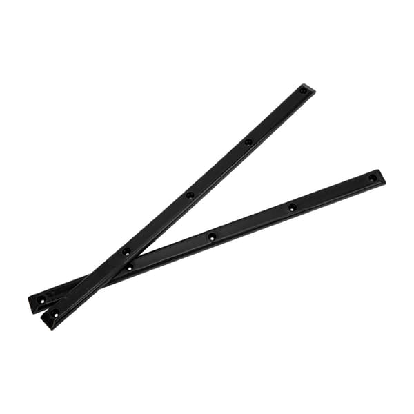 Rib Bones Rails Slitstarka Hållbara Stabila Flexibla Blank Yta Longboard Rails Ribs BonesBlack