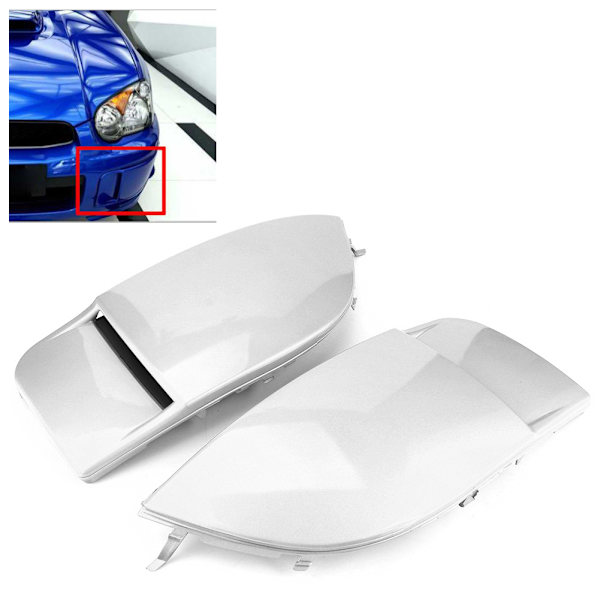 Pari etusumuvalojen kehyslampun suojus sopii Subaru Impreza STI WRX 04-05 White