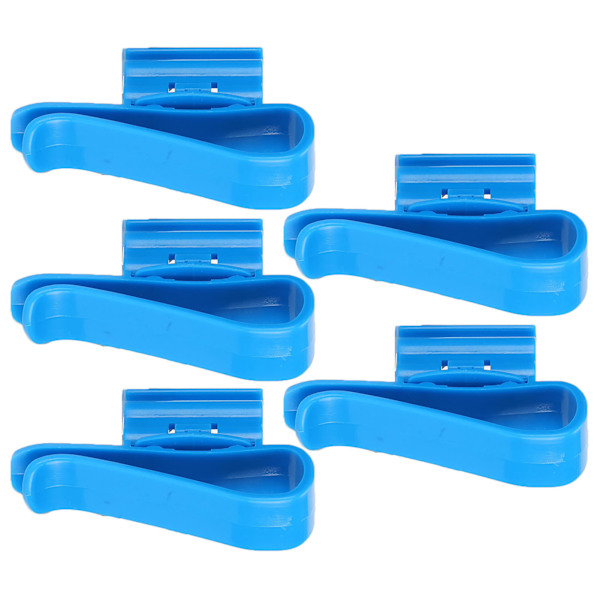 5 st/set Aquarium Fish Tank Vattenrör Fixeringsklämma Vattenbyte Verktygshållare Clamp Blue