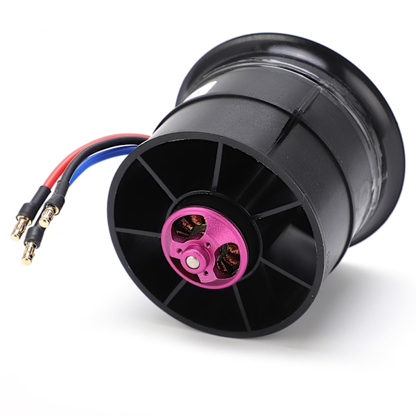 EDF 70 mm 12 Blade Duct 6S 2100KV ESC Speed ​​Controller Set Kompositmaterial til RC Bil CW