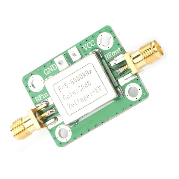 5M~6GHz RF bredbandssignalförstärkare effektförstärkare förstärkning 20dB med skärmande skal