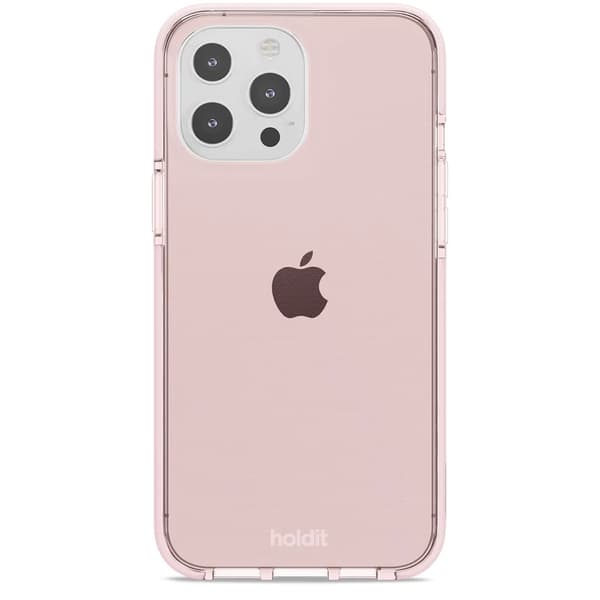 【NX】Holdit Kompatibel med iPhone 13 Pro Max Skal - Rosa Termoplastisk polyuretan (TPU)