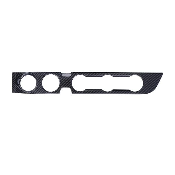 Konsoll AC Switch Panel Trim Karbonfiberstil Dekorasjonserstatning Kompatibel med Tacoma 2016-2020 LHD