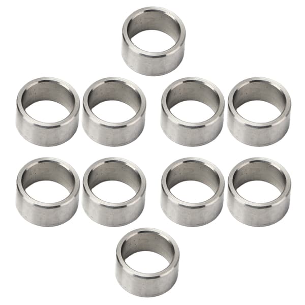 10 stk. skive afstandsskive 15 mm udvendig diameter 12 mm ID rustfrit stål tilbehørsdelsæt kit3515-0015-0080
