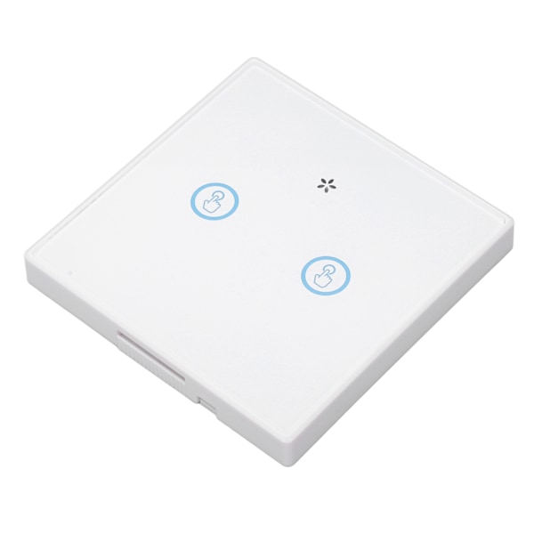 Trådløs lyskontakt Panel af hærdet glas Smart Touch vægkontakt 433MHz med modtager