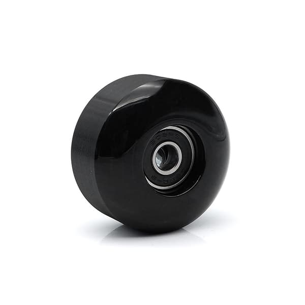 52mm Skateboard Wheels, 2pcs Elastic PU 80% Replacement Wheels with Bearings Compatible with Skateboard Cruising Skateboard