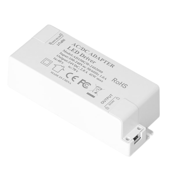 LED-drivrutin Termiskt skydd Säker isolering Lätt bärbar Hållbar LED-transformator