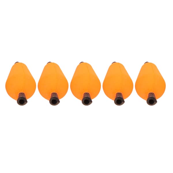 5 stk/sæt Float Foam Tear Drop Strike Indicator Fiskeflue Tilbehør Grej Fiskeri Orange