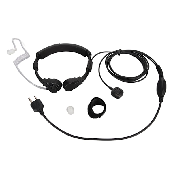 Halsmikrofon hörsnäcka Akustiskt rörheadset med finger PTT för Alan Midland LXT600VP3 LXT500VP3 GXT1050VP4 GXT1030VP4