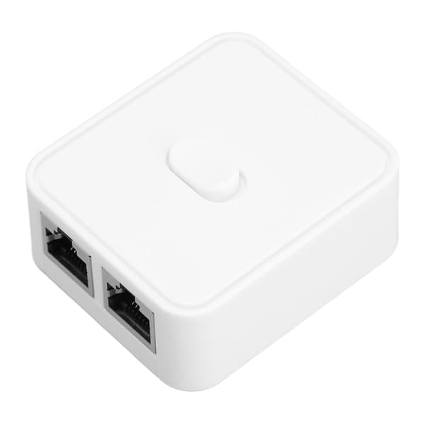 Gigabit netværksswitch 2 Port 10/100/1000 Mbps 2 ind 1 ud 1 ind 2 ud PoE Extender Switch RJ45 netværkssplitteradapter