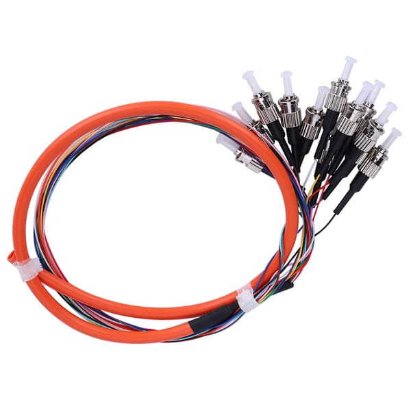 【NX】Fiber Pigtail Kabel 12 Kerner Multimode St UPC MM-0.9 til Netværkskommunikationssystem