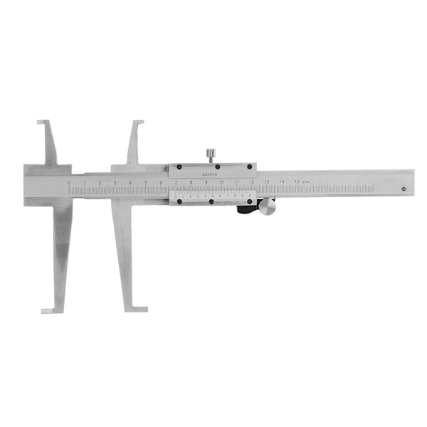Kolstål Invändigt spår Vernier Bromsok Inre mikrometer Mätare Linjal Mätverktyg 9-150 mm