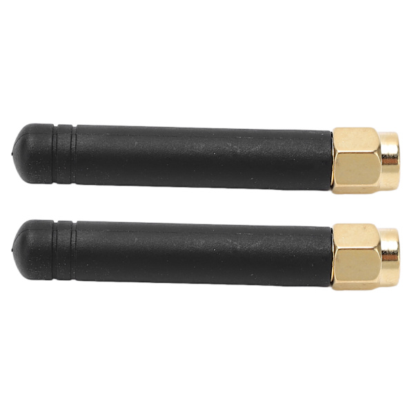 2 stk WIFI-antenne SMA innvendig nål hann 315MHz 3DBI Vanntett 50W 360° Roterbar Ledningsantenne Rett hode