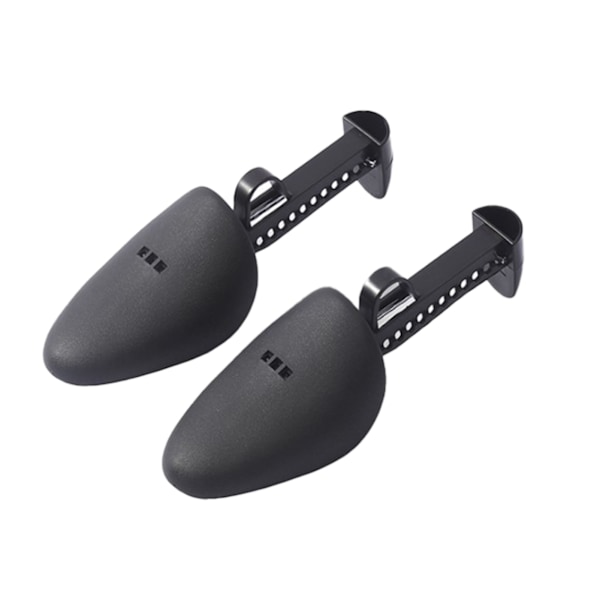 5 par Shoe Tree Shaper Professional förhindrar skrynkling Justerbar skofjäderbår för de flesta skor Svart