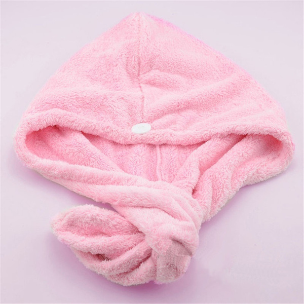 Snabbt Hårtorrt Mikrofiberhandduk Hår Magisk Torkning Turban Wrap Hat Spa Hem Badning Hårtorrt