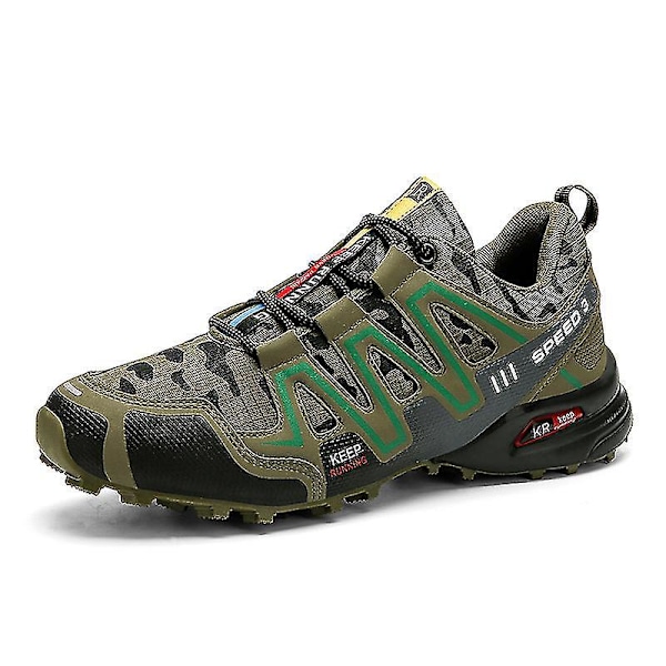 Breathable Outdoor Hiking Shoes for Men - Green 90540