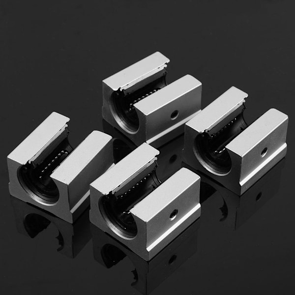 4 stk SBR16UU 16mm lineær bevægelses kuglelejer glideblokke CNC router dele