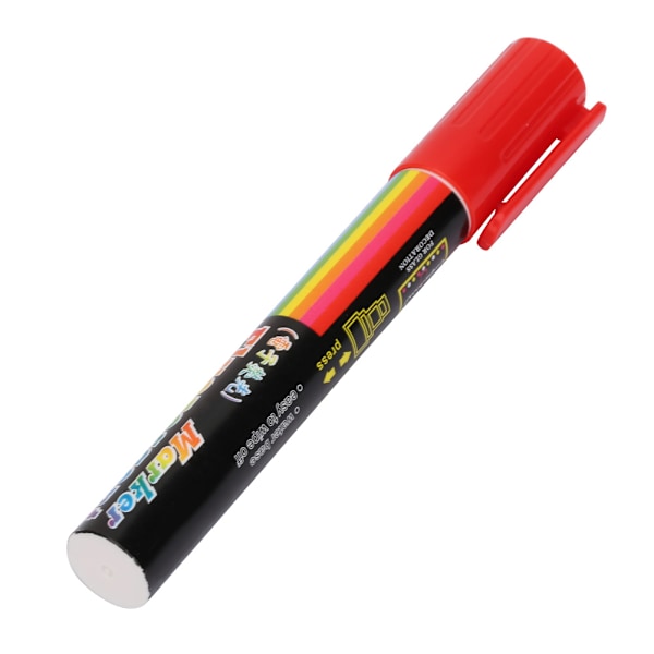 Högkvalitativ Plast Bee Queen Marker Pen Mark Paint Tool Biskötselverktyg 8 färger (röd)