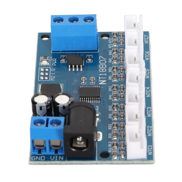 7-kanals RS485 NTC temperaturmätning MODBUS RTU Paperless Recorder PLC NT18B07