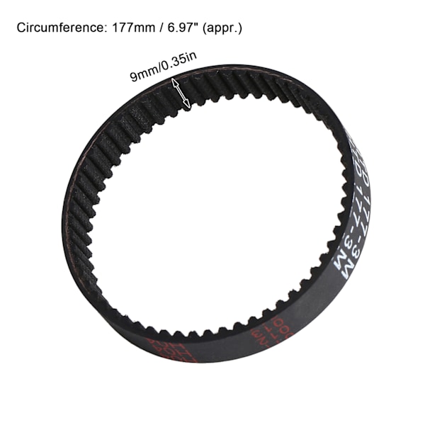 9 mm hammasnauha, kumia, Black Decker KW715 KW713 BD713 177